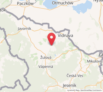 Map of Kobylá, Olomoucký