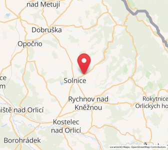 Map of Kwasin, Královéhradecký kraj