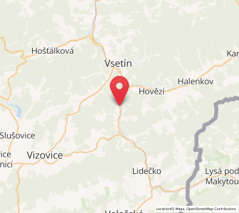 Map of Leskovec, Zlín