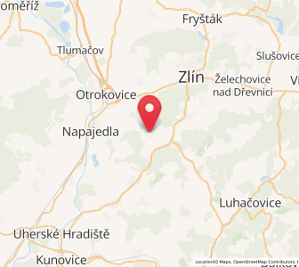 Map of Lhota, Zlín