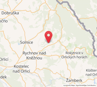 Map of Rehberg, Královéhradecký kraj