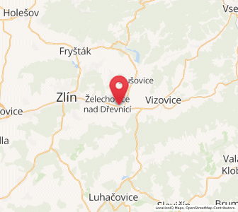 Map of Lípa, Zlín