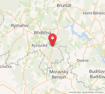 Map of Lobnig, Moravskoslezský