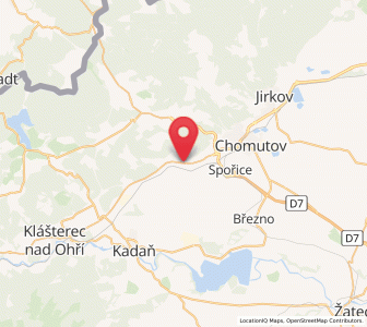 Map of Málkov, Ústecký kraj