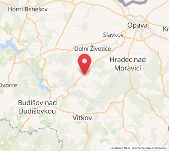 Map of Meltsch, Moravskoslezský