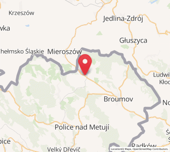 Map of Halbstadt, Královéhradecký kraj