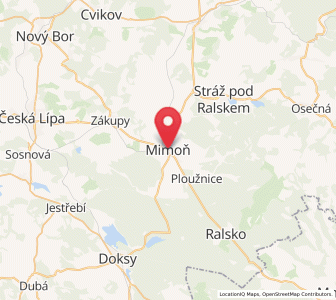 Map of Niemes, Liberecký kraj