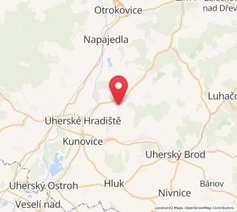 Map of Mistřice, Zlín
