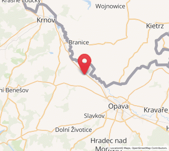 Map of Neplachovice, Moravskoslezský