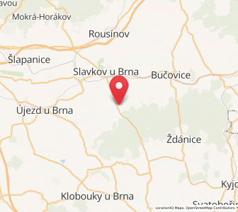 Map of Nížkovice, South Moravian