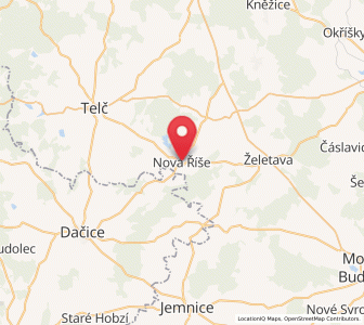 Map of Neureisch, Vysočina