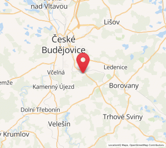 Map of Nová Ves, Jihočeský kraj