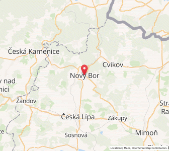 Map of Haida, Liberecký kraj