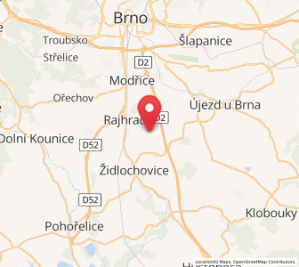 Map of Opatovice, South Moravian