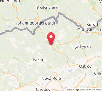 Map of Pernink, Karlovarský kraj