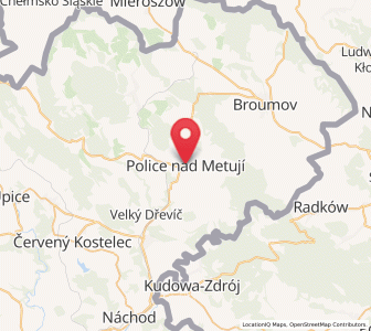 Map of Politz an der Mettau, Královéhradecký kraj