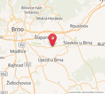 Map of Pratsch, Pratzen, South Moravian