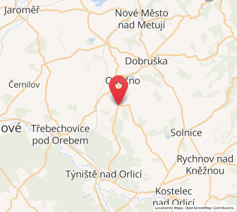 Map of Přepychy, Královéhradecký kraj