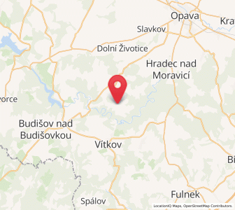 Map of Ratkau, Moravskoslezský