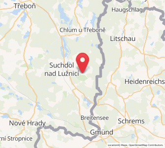 Map of Rottenschachen, Jihočeský kraj