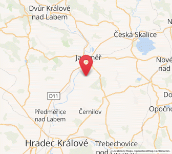 Map of Rasošky, Královéhradecký kraj