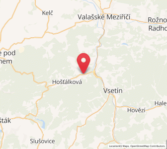 Map of Ratiboř, Zlín