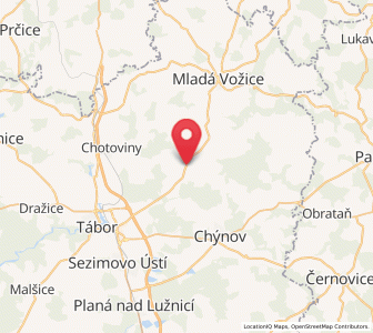 Map of Ratibořské Hory, Jihočeský kraj