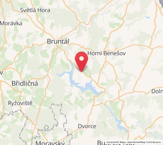 Map of Raase, Moravskoslezský