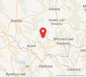 Map of Stubenberg, Pardubický