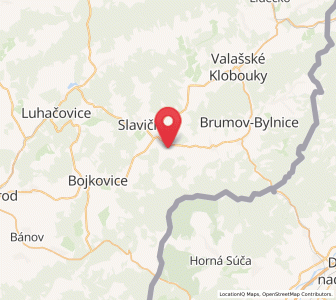 Map of Rokytnice, Zlín