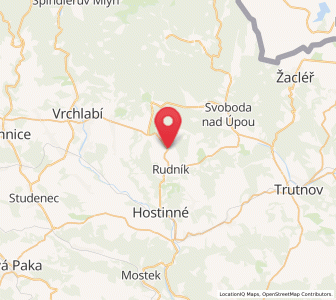 Map of Rudník v Krkonoších, Královéhradecký kraj