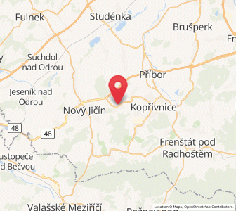 Map of Reimlich, Moravskoslezský