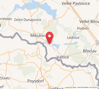 Map of Sedlec, South Moravian