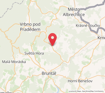 Map of Široká Niva, Moravskoslezský