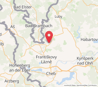 Map of Wildstein, Karlovarský kraj
