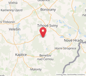 Map of Slavče, Jihočeský kraj