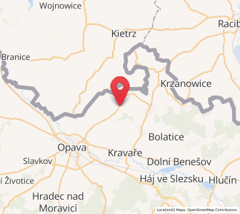 Map of Služovice, Moravskoslezský