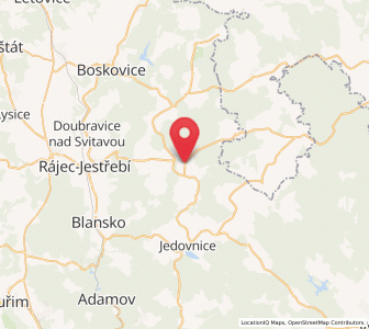 Map of Šošůvka, South Moravian