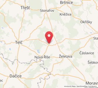 Map of Stará Říše, Vysočina