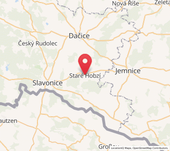 Map of Staré Hobzí, Jihočeský kraj