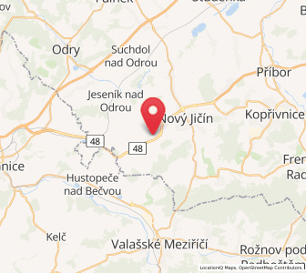Map of Alttitschein, Moravskoslezský
