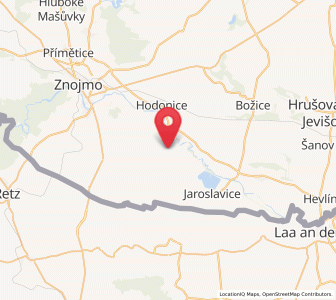 Map of Strachotice, South Moravian