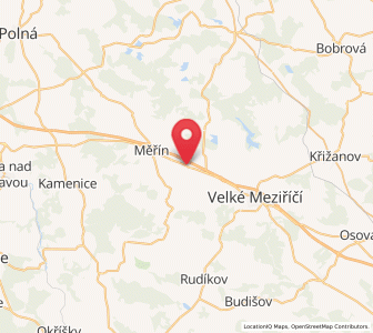 Map of Stranetzka Zhor, Vysočina