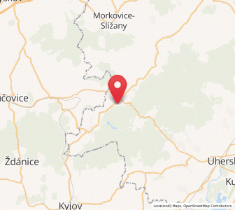 Map of Střílky, Zlín