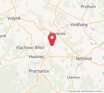 Map of Strunkovice nad Blanicí, Jihočeský kraj