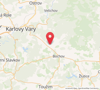 Map of Stružná, Karlovarský kraj