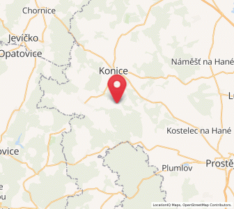 Map of Suchdol, Olomoucký