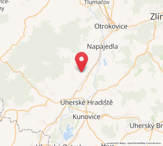 Map of Sušice, Zlín