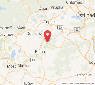 Map of Světec, Ústecký kraj