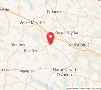 Map of Tasov, Vysočina